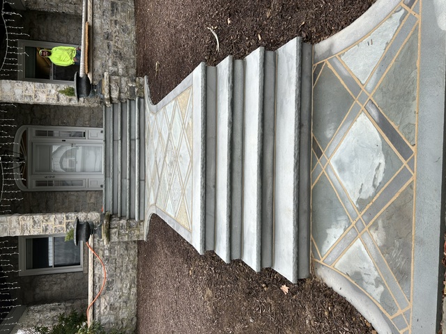 Natural stone hardscape in the Lehigh Valley, PA