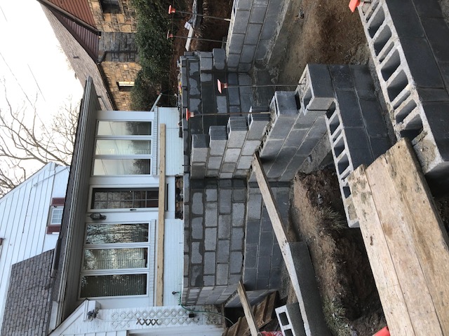 Block work project in the Lehigh Valley, PA