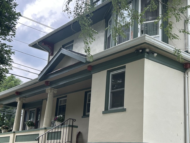 Stucco house exterior in the Lehigh Valley, PA